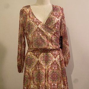 Flowy Boho Sheer Dress(lined)